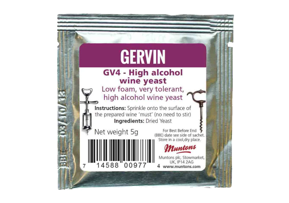 Gervin GV4 High Alcohol Vinjäst 5g