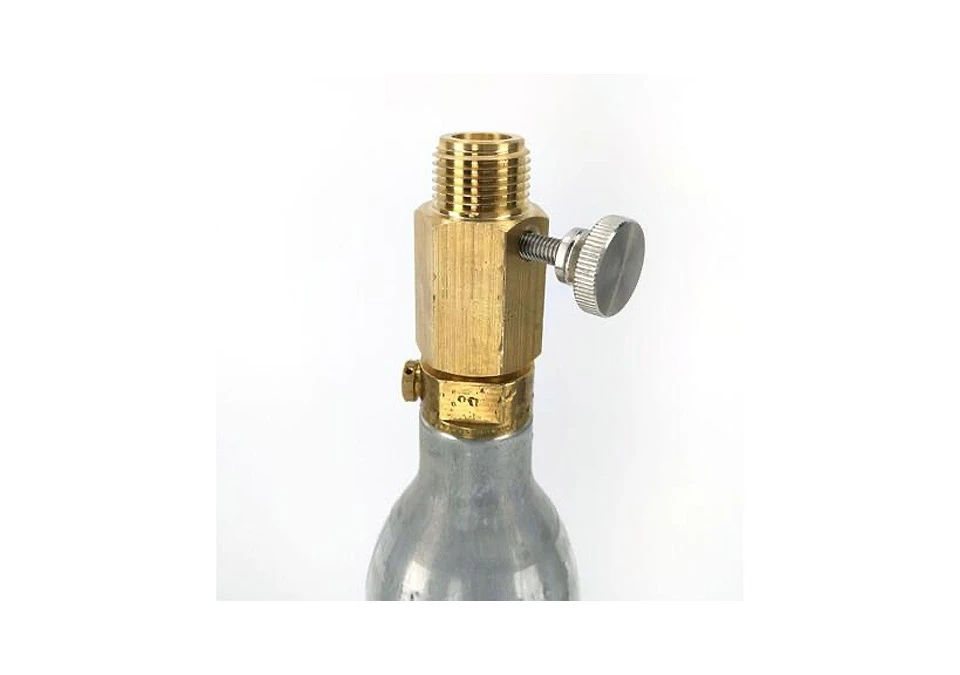 Kegland Deluxe Sodastream Cylinder Adapter (med pin-justerare)