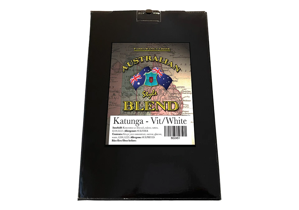 Australian Blend Katunga Vitvin 23L 4-Dagars Kit