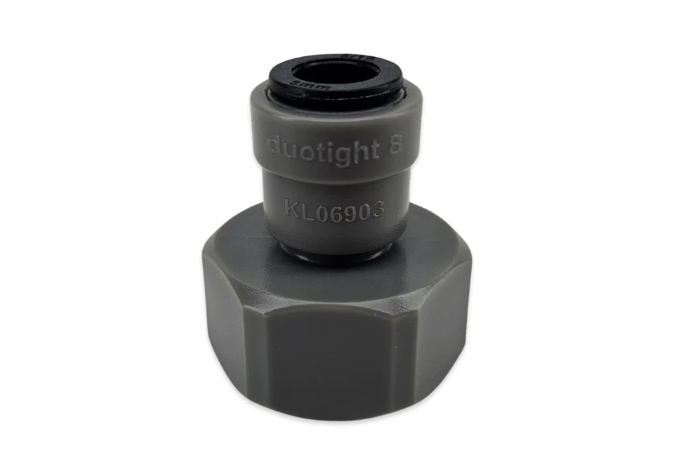 Duotight Kranadapter - 8mm (5/16”) Pushfit x 5/8” BSP Gänga